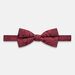 Turio Paisley Silk Bow Tie, Burgundy, hi-res